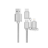 Joyroom 3 in 1 Data Cable, 1.0 meter S-M321 - silver