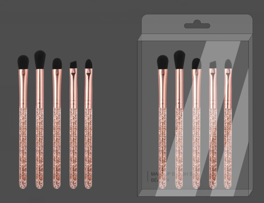 Sparkling Star Series Mini Eyeshadow Brush Set (5 pcs)