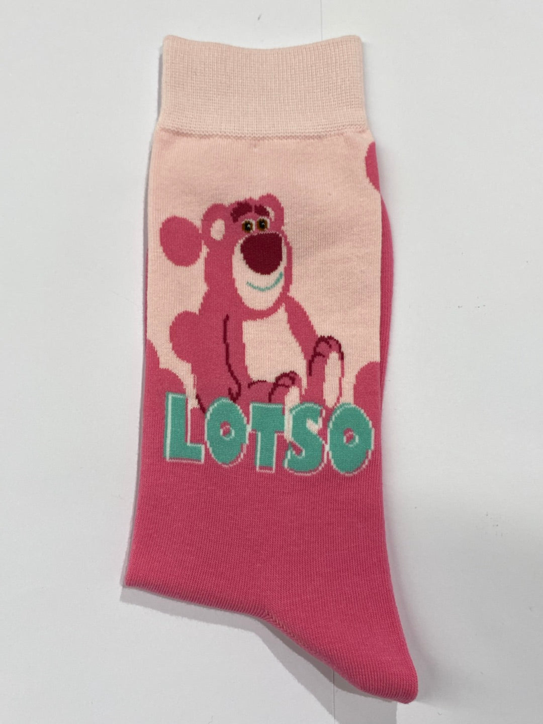 Disney Pixar Lotso Collection Crew Socks (36-40)
