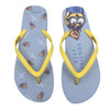 Minions Collection Women's Flip-Flops(Blue,37-38)
