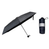 Mini Series Portable Five Fold Sun Umbrella(Black)