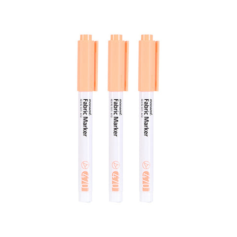 Pack Of 3 | Fabric marker pen (orange)