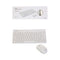 Wireless Mouse and Keyboard Set(White & Gray)