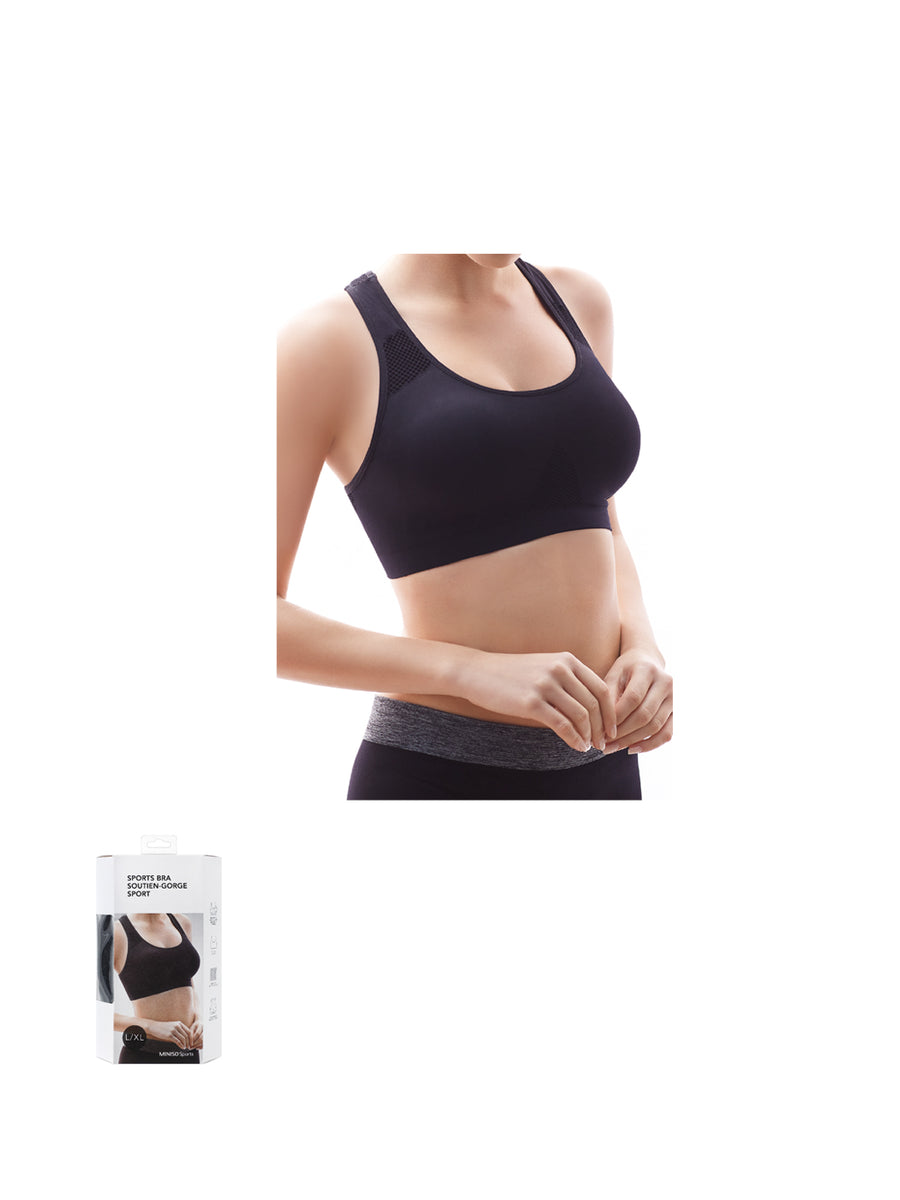 miniso padded sports bra