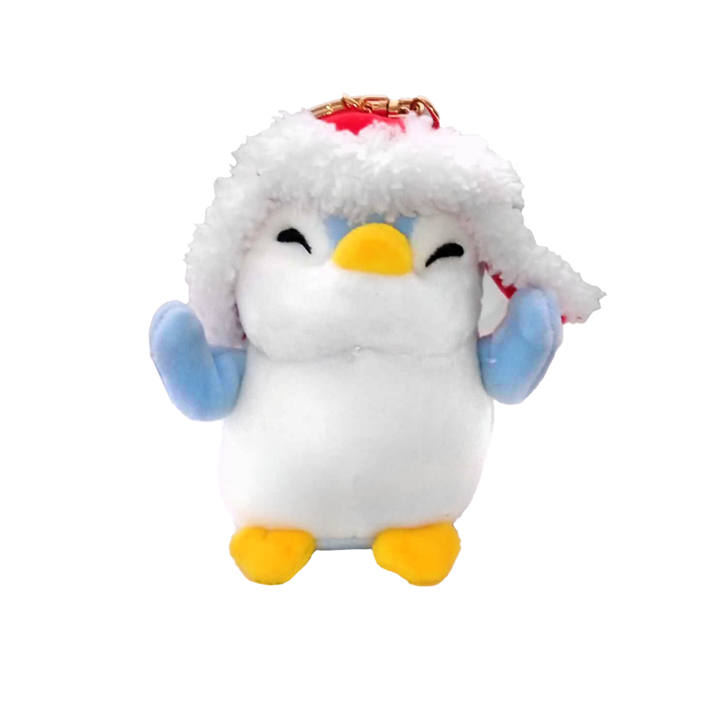 5.1in. Mini Family Series Hanging Ornament(Trapper Hat Pen Pen)