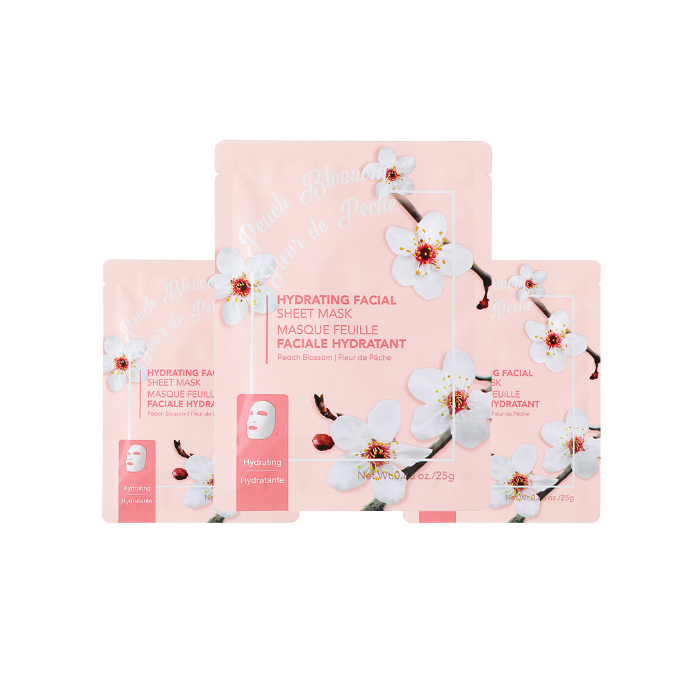 Pack Of 3 | Hydrating Facial Sheet Mask(Peach Blossom)