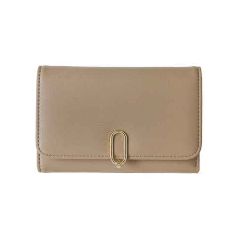 Women's Wallet with Letter Decoration(Brown)