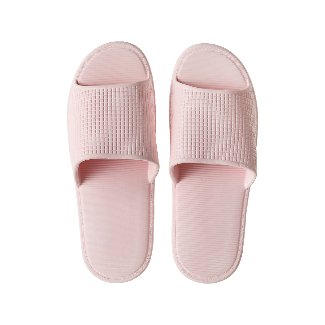 (Pink,37-38) Mosaic Pattern Women's Thickened Bathroom Slippers