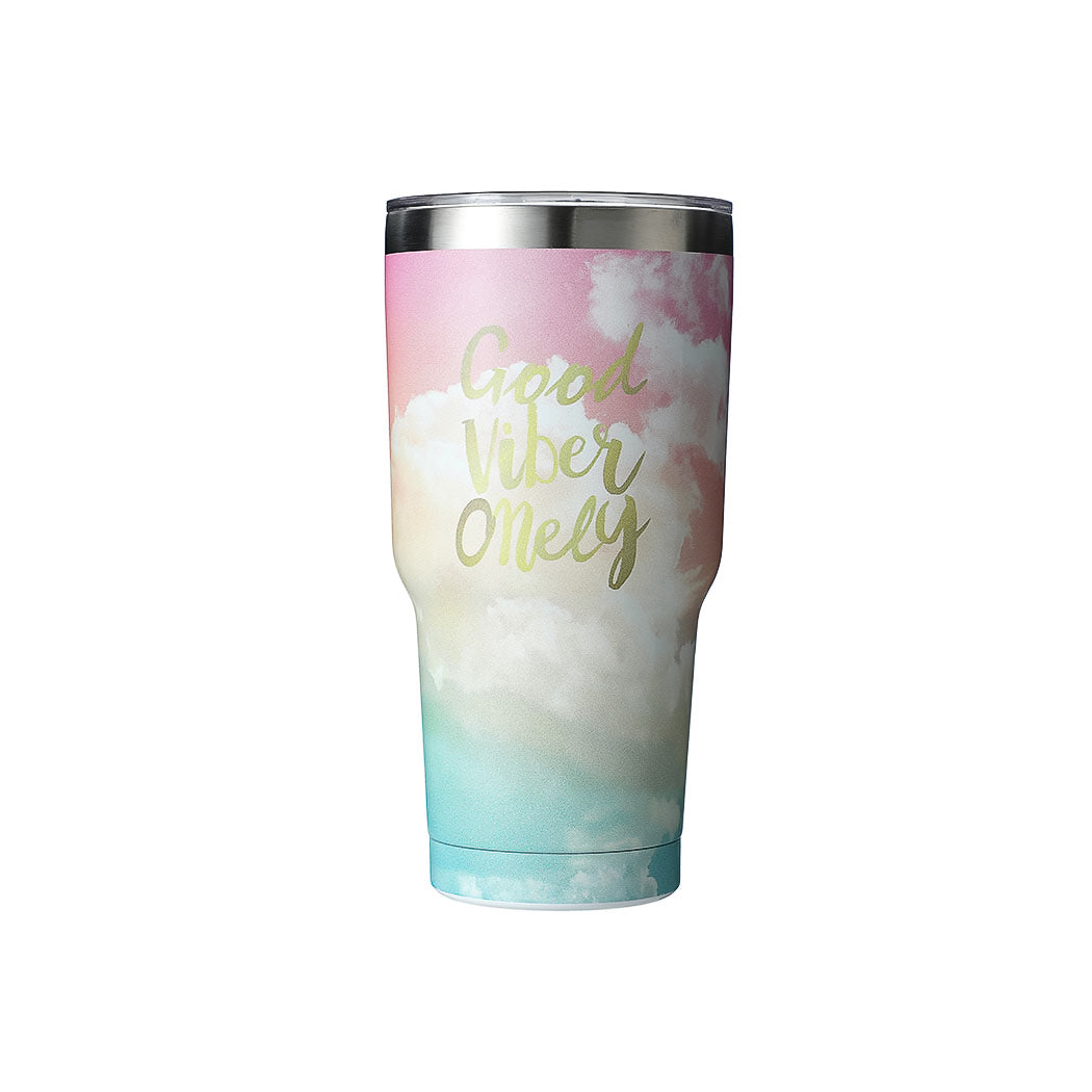 Color Explosion Steel Water Bottle for Car (900mL)