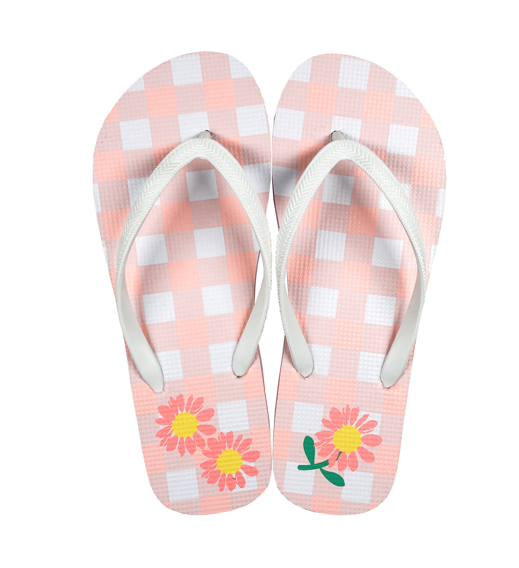 (Red,37-38) Sunrise Sunflowers Women's Flip Flops