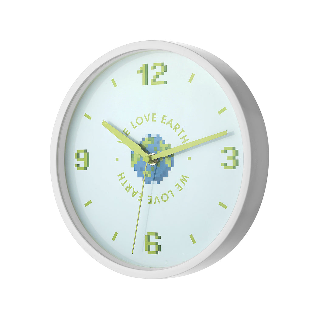 I Love Earth Wall Clock