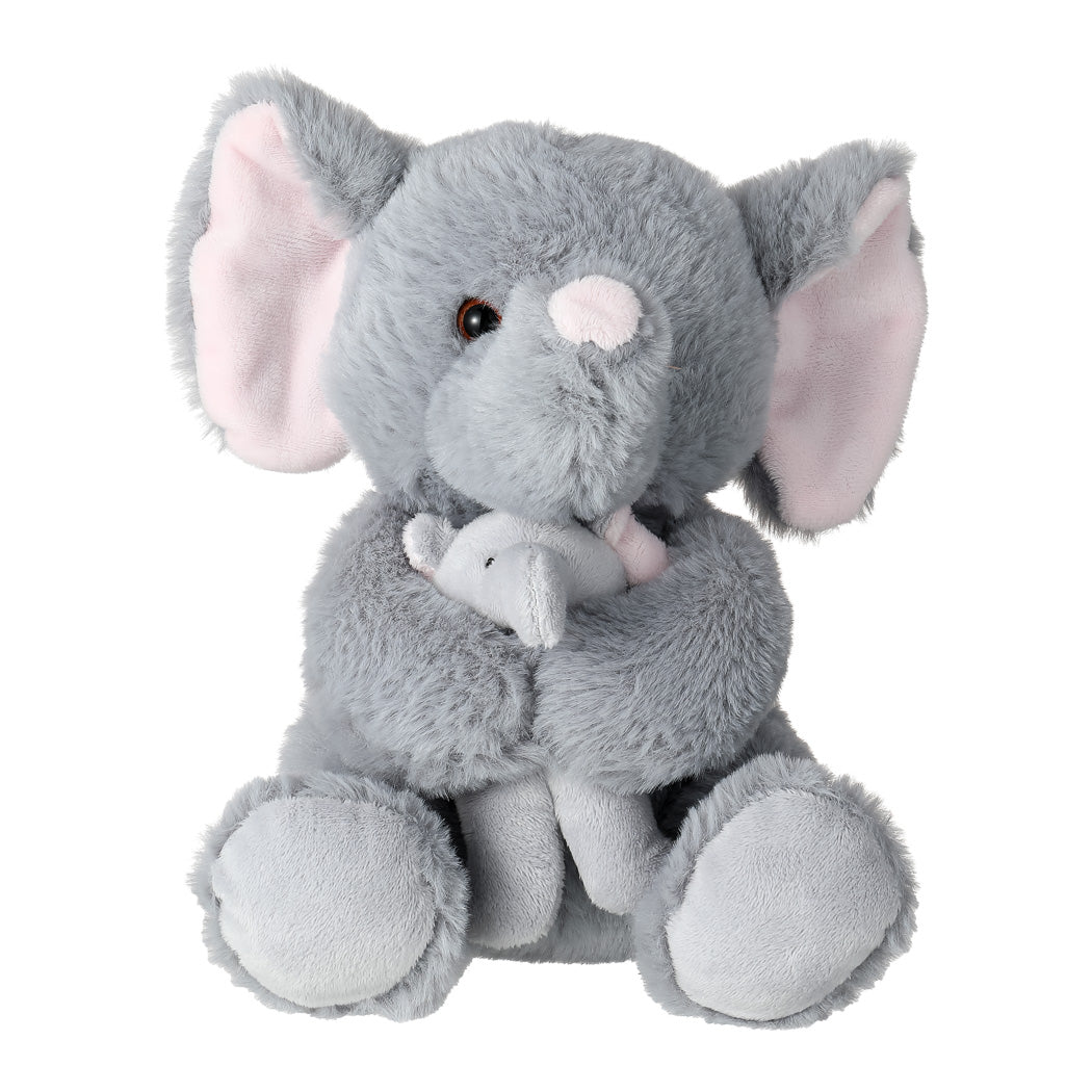 8.7in. ParentHugsChild Plush Toy(Elephant) Miniso Pakistan