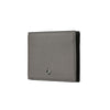 Men's Litchi Texture Short Soft Wallet(Gray)
