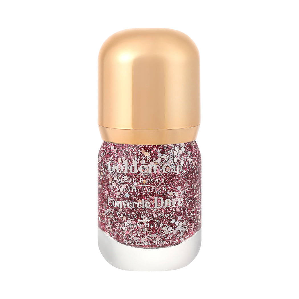 Pack Of 2 | Golden Cap Oil-based Nail Polish(19 Shiny Fuchsia)