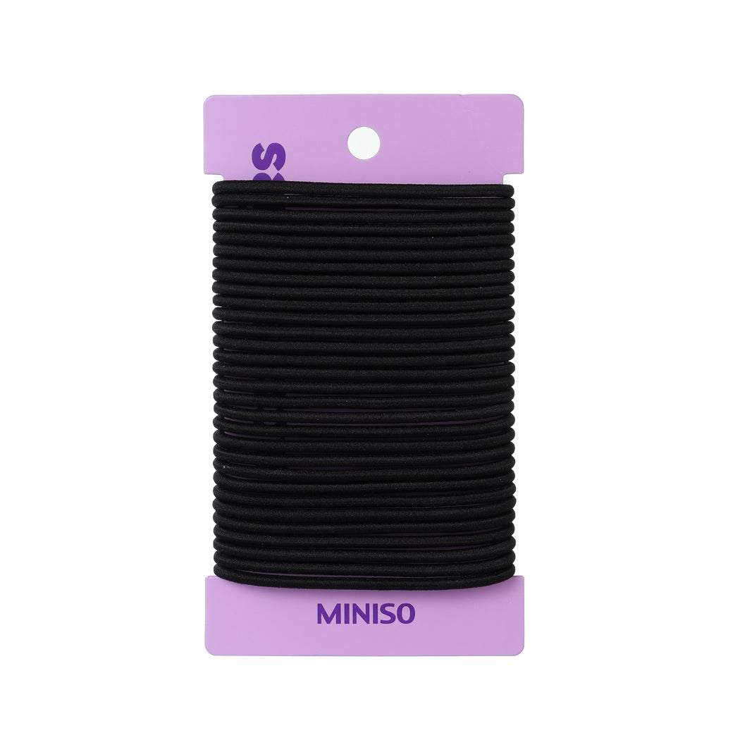 3mm Black Rubber Band 30pcs