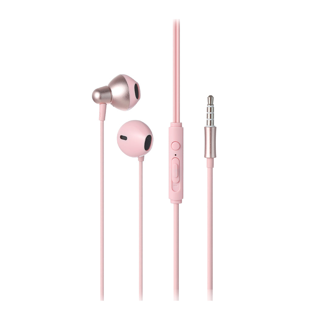 Rose Gold Miniso Headphone With Mic Audifonos Mod 6311 Mm Serie