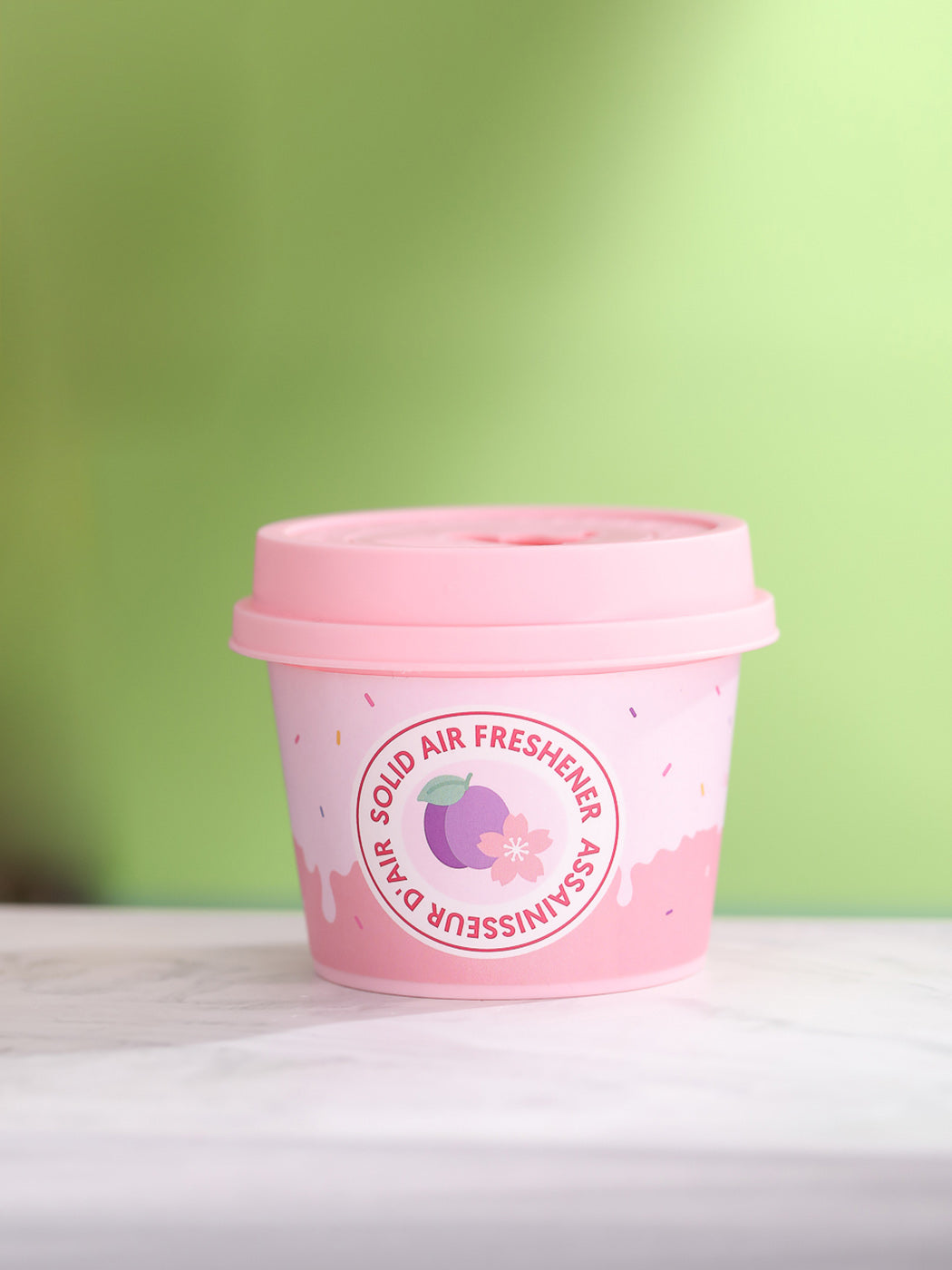 Cherry Blossom & Plum Ice Cream Solid Air Freshener