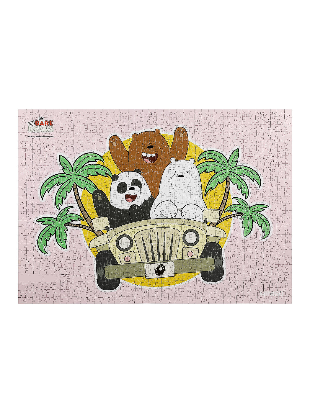 We Bare Bears 1000 Pieces Puzzle (Road Trip)