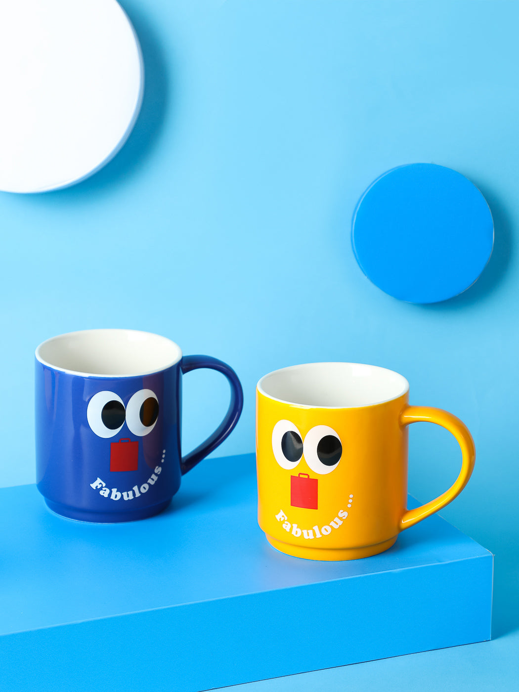 Fruity fairy Ceramic Mug 350mL(Blue)
