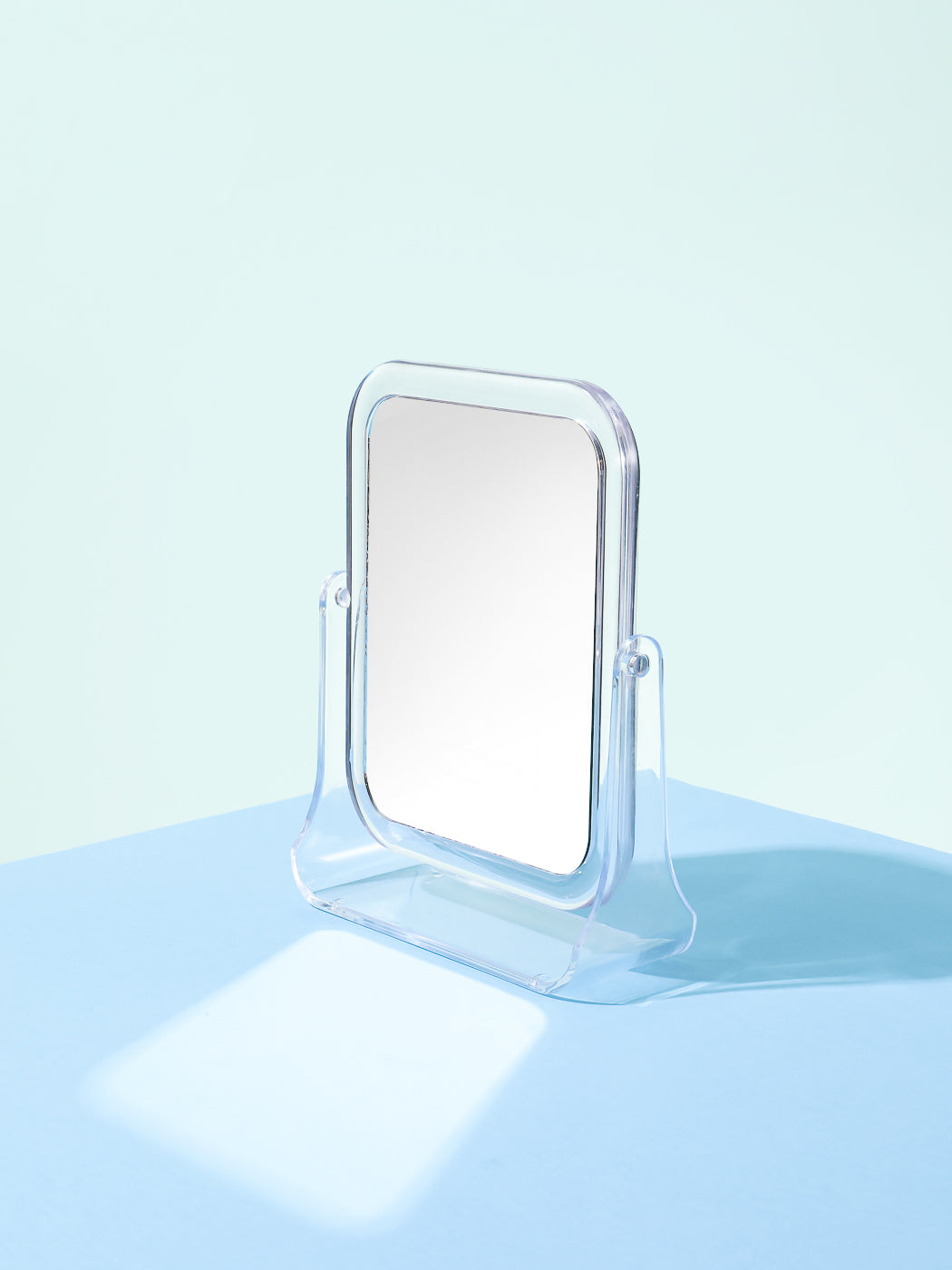 Square Double Sided Rotation Vanity Mirror (2×Magnification)