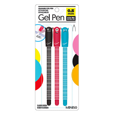 G-999 Erasable Gel Pen (3 Pack)