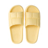 (Yellow,39-40) Fashion Petal Bathroom Slippers