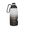 Gradient Plastic Bottle with Handle (1800mL, Black & White)