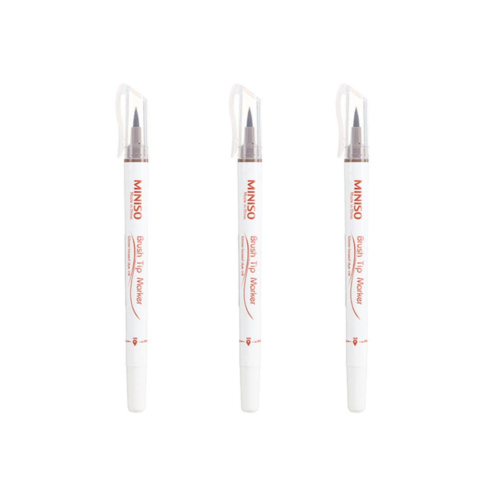 Pack Of 3 | Water Based Brush Tip Marker (Chocolate)