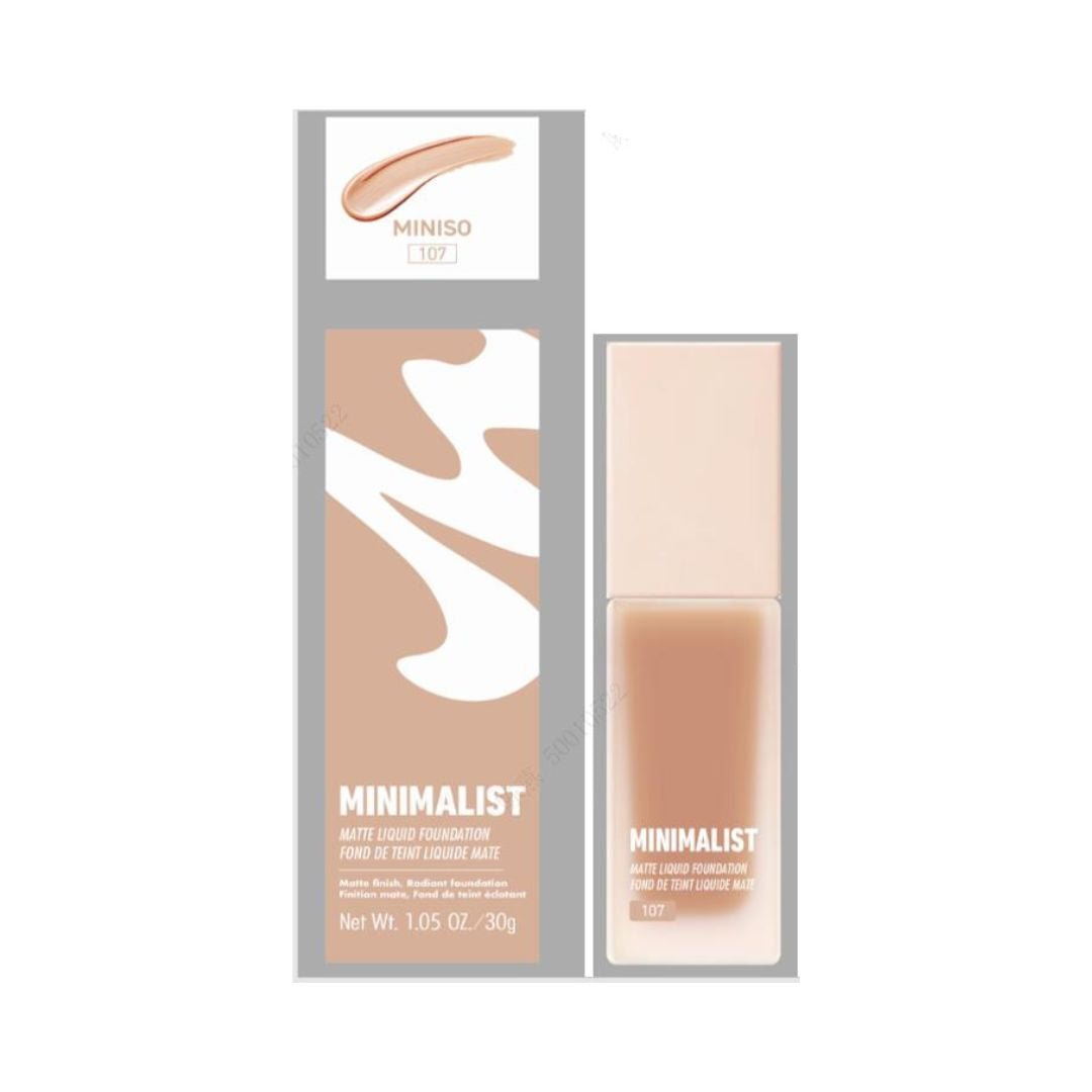 Minimalist Matte Liquid Foundation 107 Miniso Pakistan minimalist-matte-liquid-foundation-107-miniso-pakistan