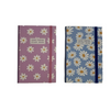 A6 Hardcover Book with Pocket 96 Sheets (2 Assorted Designs)(Daisy)