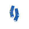 Minions Collection Full Print Crew Socks 21cm (Blue)