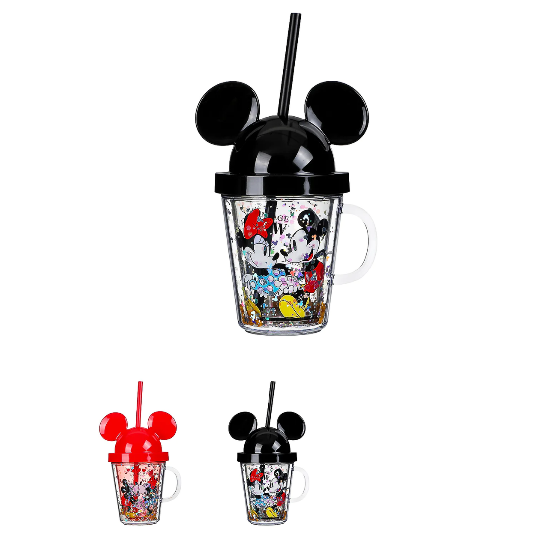 Mickey Mouse Collection Straw Mug with Lid 280ml