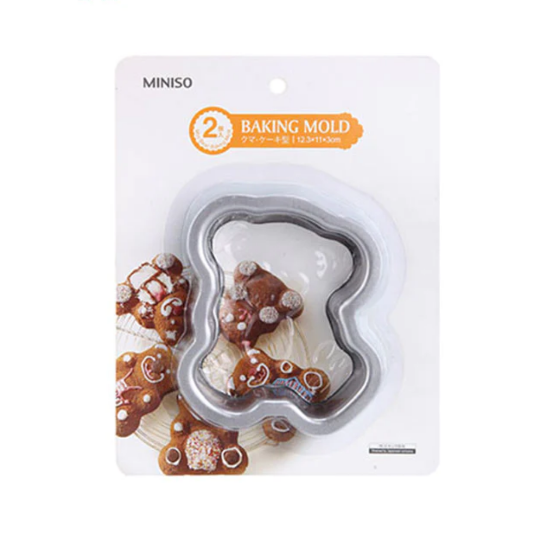 Mini Bear Baking Mold(2 Pieces)