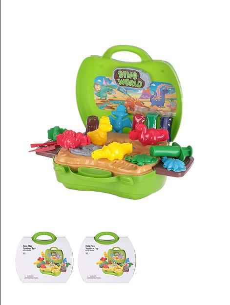 Role Play Toolbox Toy - Dinosaurs World Set