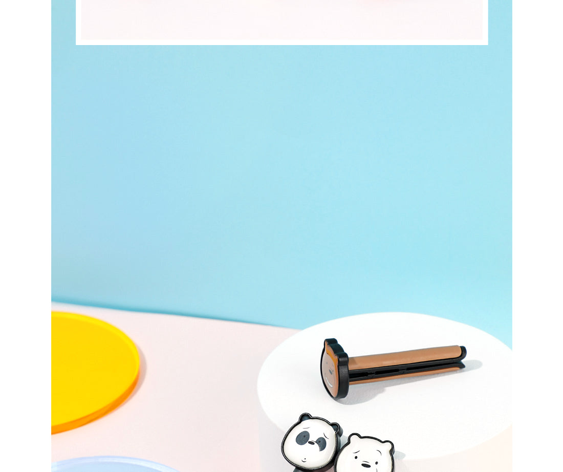 We Bare Bears Car Air Freshener (Lemon)