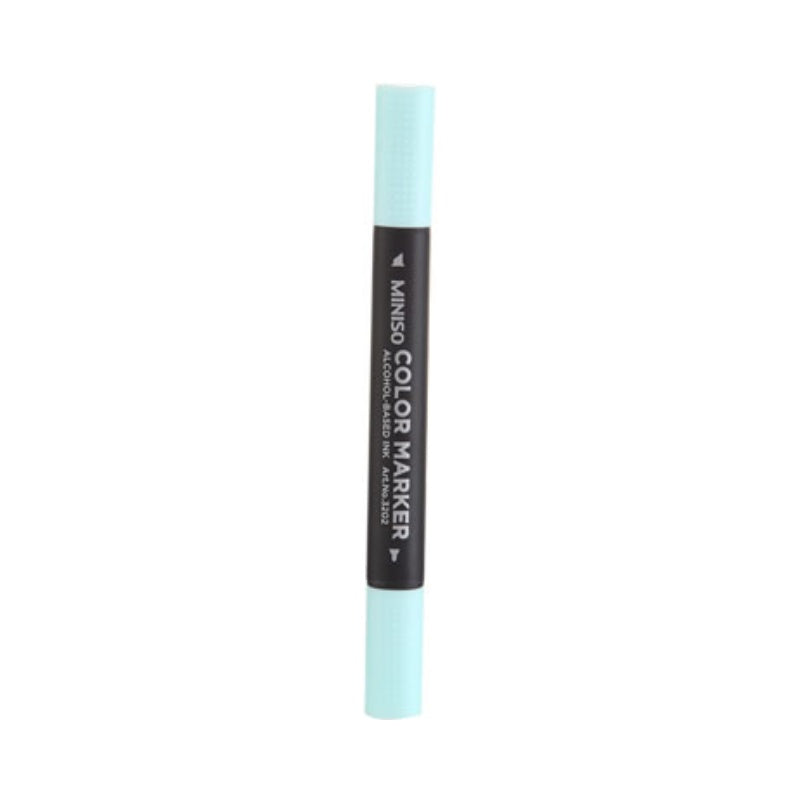 Pack of 3 | Double-end Marker Pen A (Bright Blue)