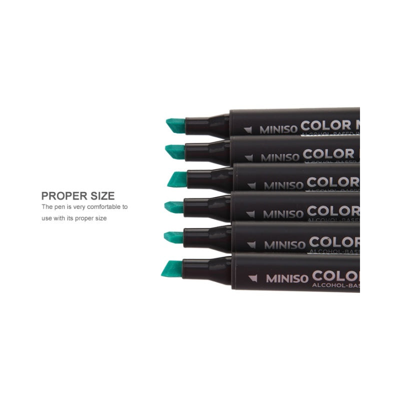 Pack of 3 | Double-end Marker Pen A (Bright Blue)