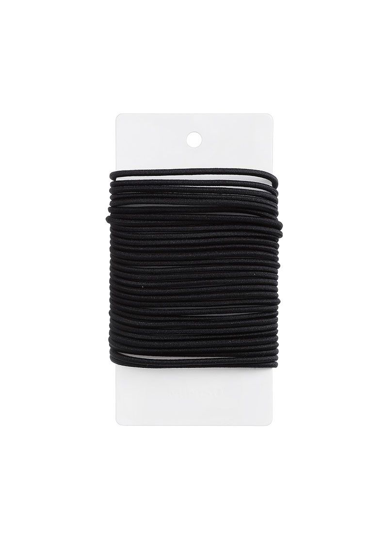 3mm Black Rubber Band 30pcs
