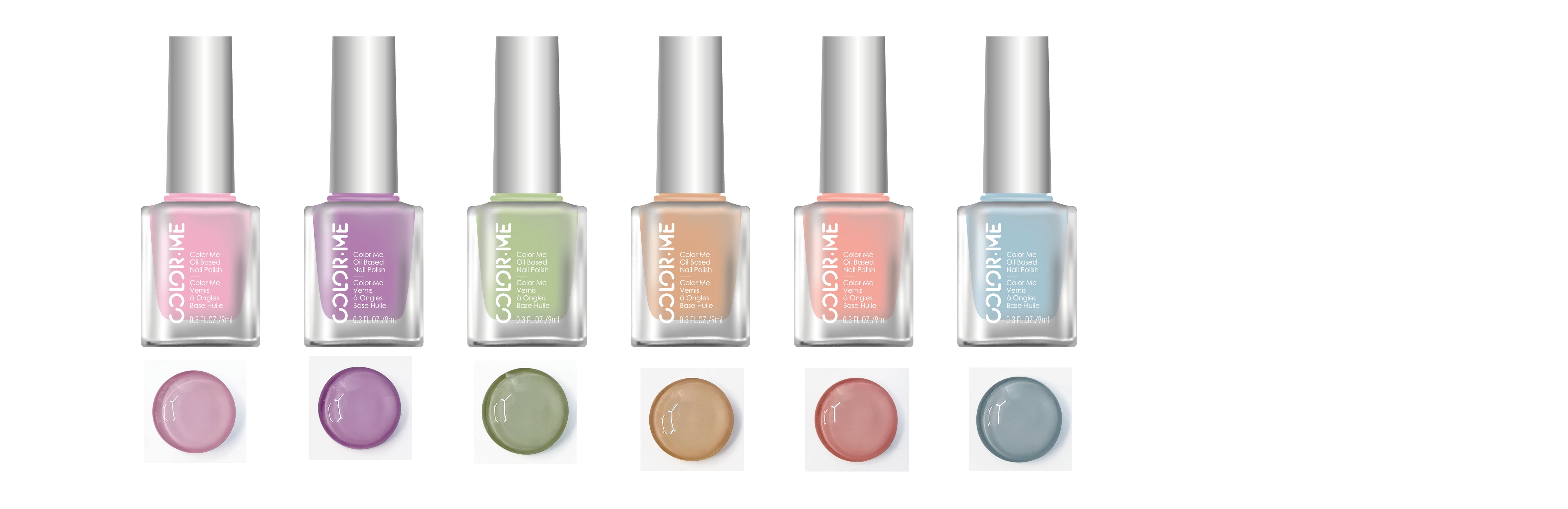 Pack Of 2 | Color Me Oil Based Nail Polish(Baby Blue)