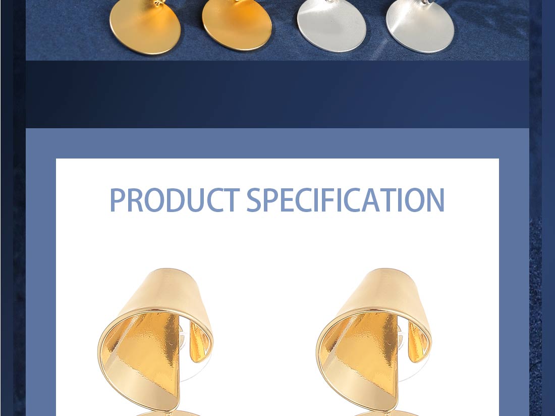 Stylish Earrings (Golden)