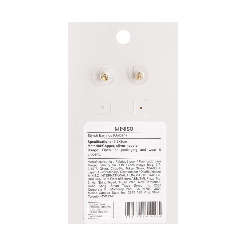Stylish Earrings (Golden)