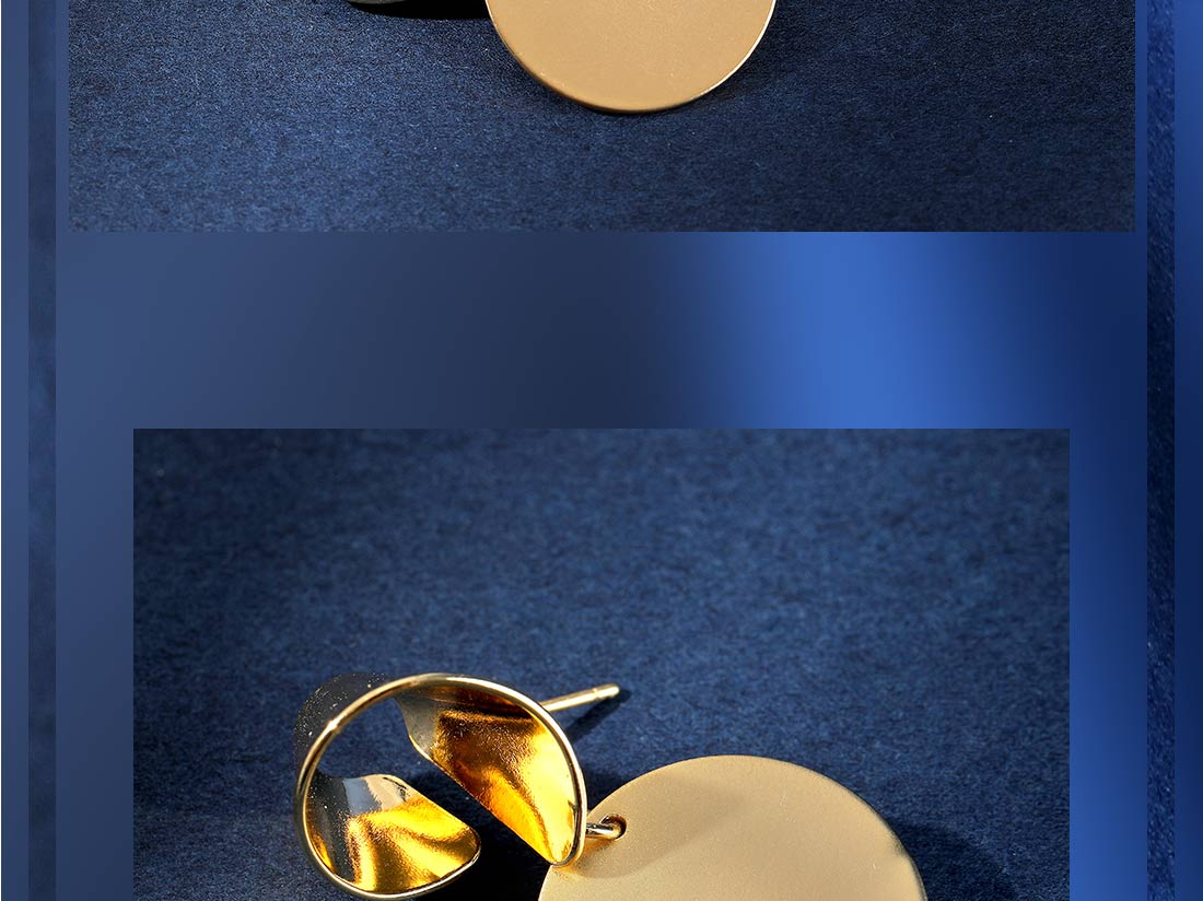 Stylish Earrings (Golden)