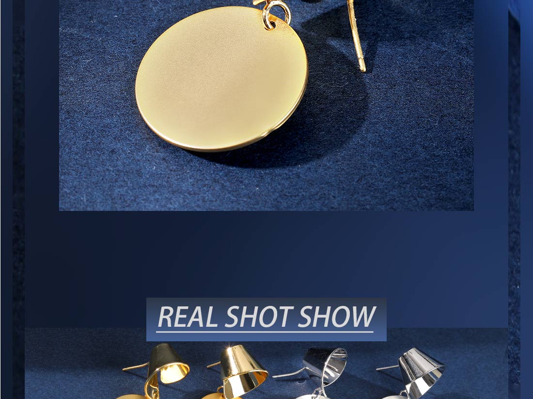 Stylish Earrings (Golden)