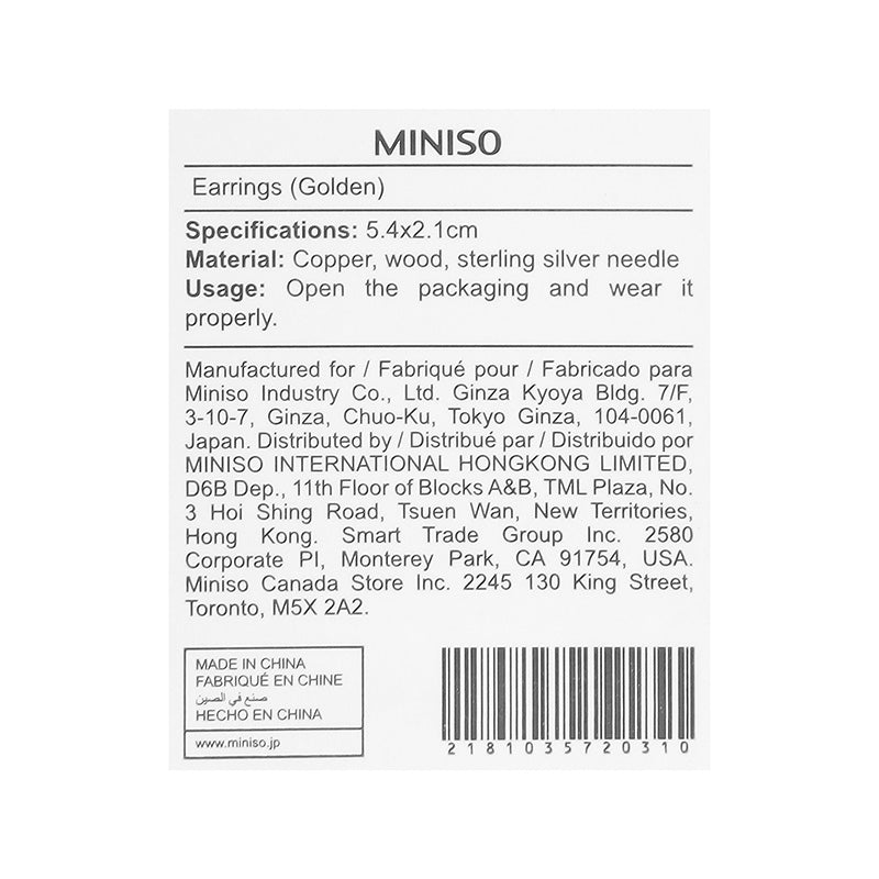 Earrings (Golden)