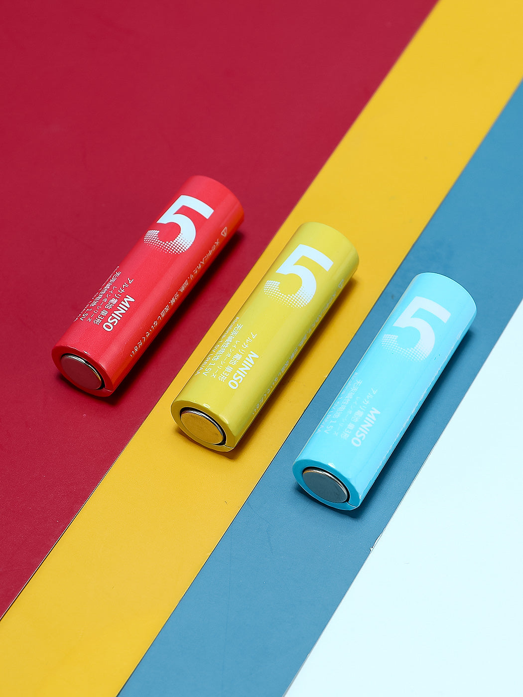 AA Alkaline Battery 8 Pack (Colorful)