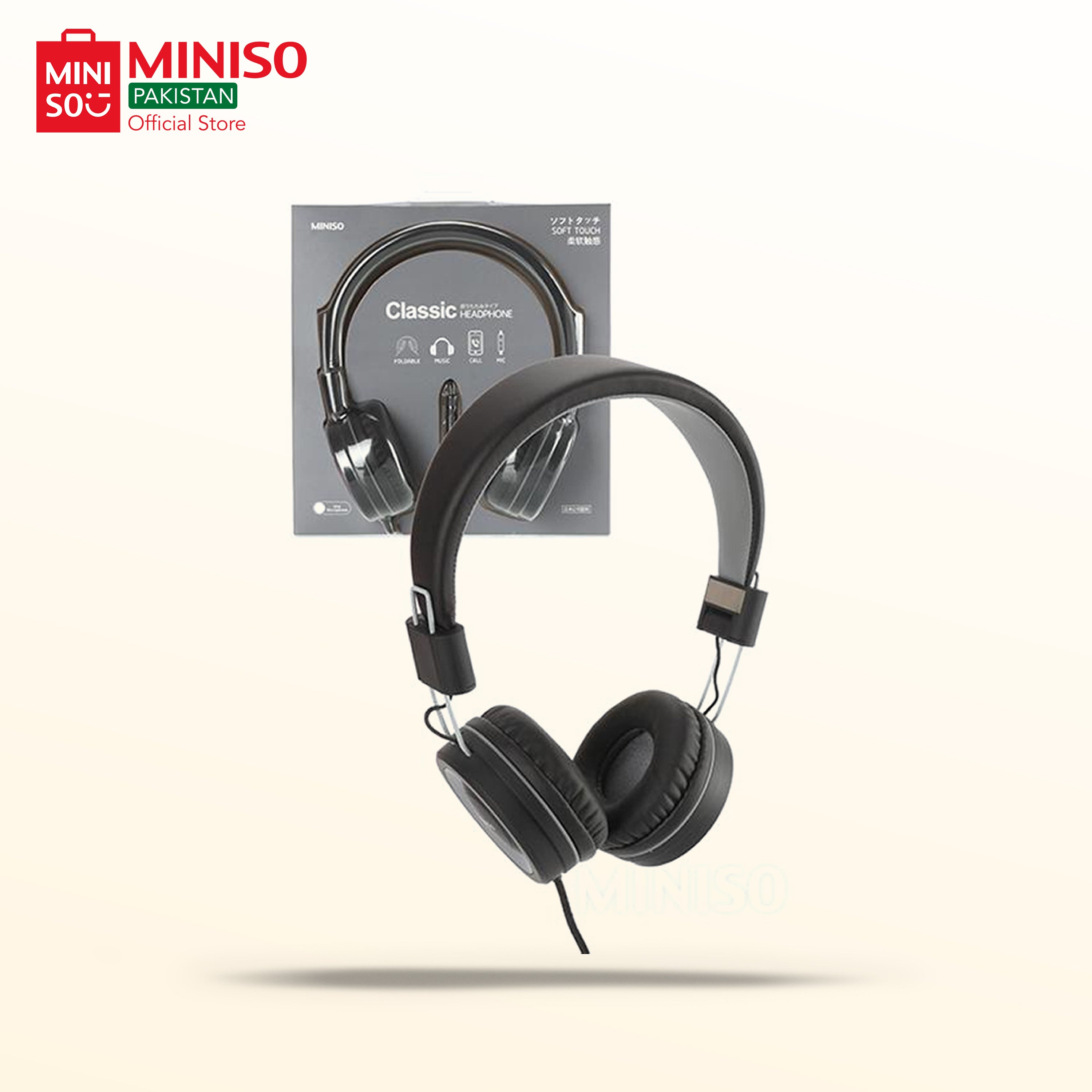 Foldable Head Phone (Grey+Black)