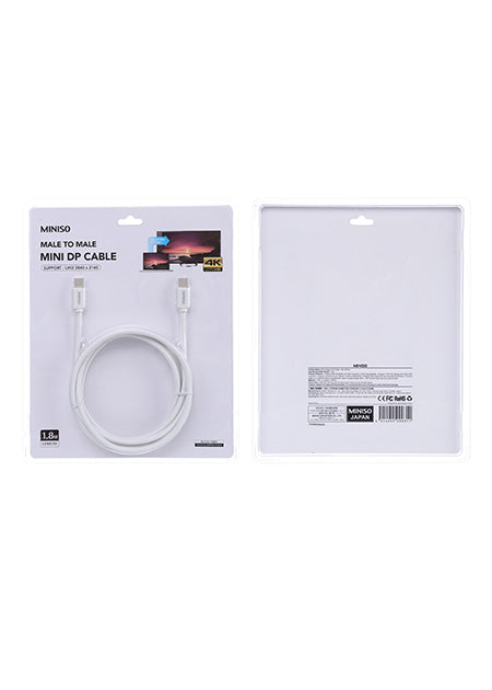 Mini Display Port Cable 1.8m (White)