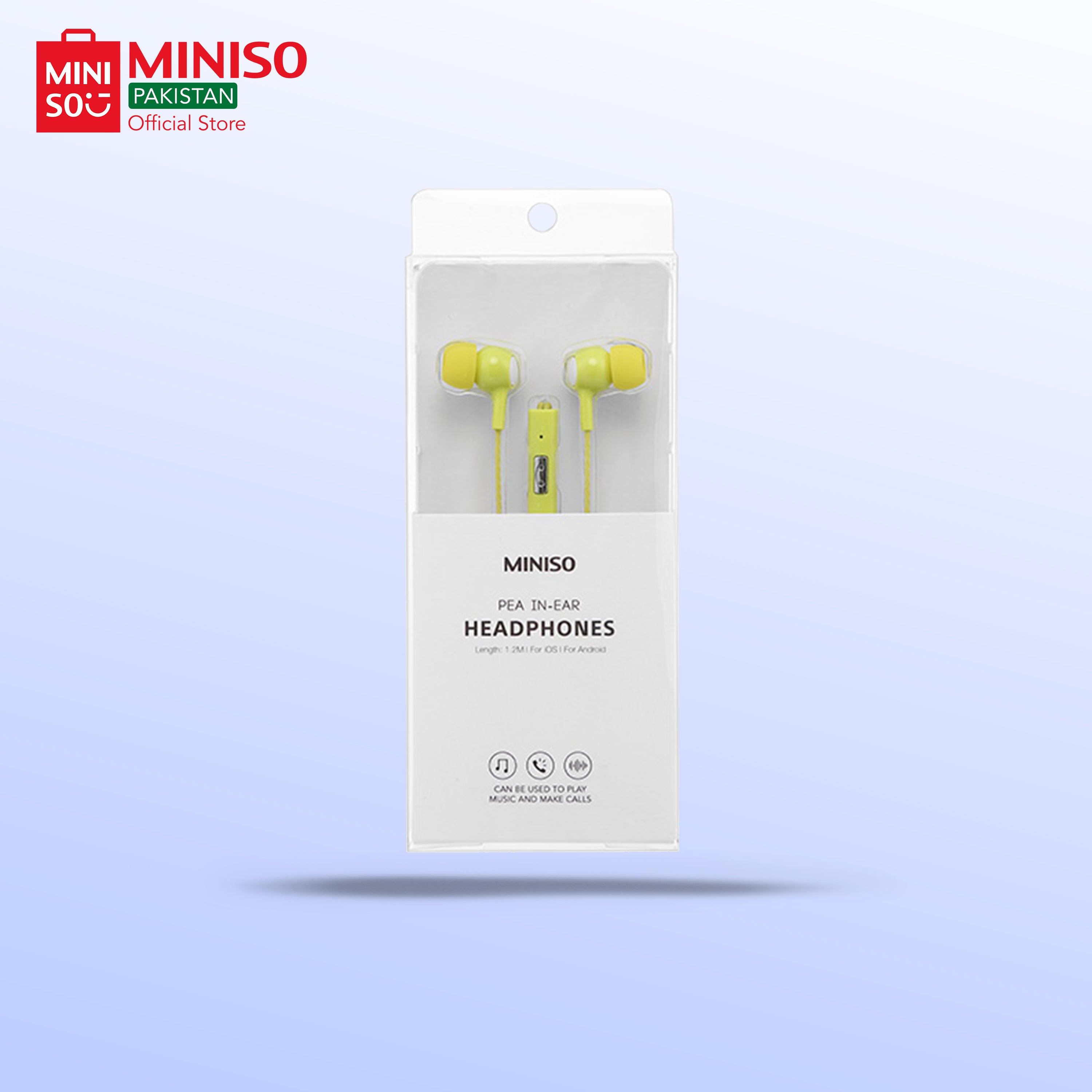 Pea In-ear Headphones Model: SE383 (Green +White)