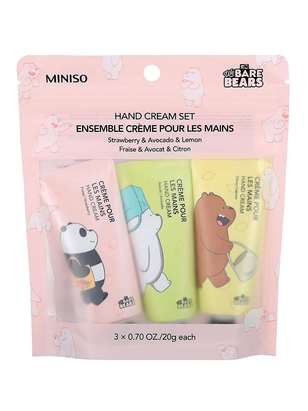 We Bare Bears Hand Cream Set
