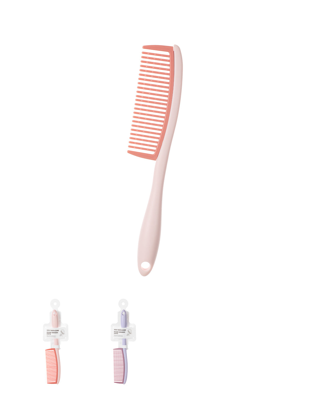 Cream Series Wide Tooth Comb (for Dense Hair, 2 Colors)